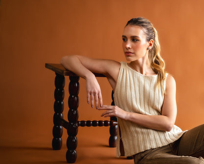 beige corozo shirt