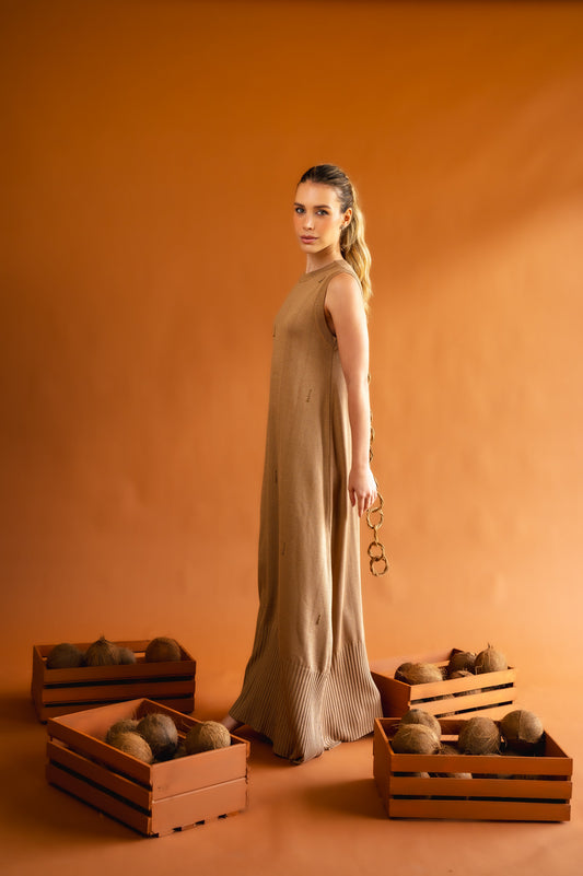 mocha root dress