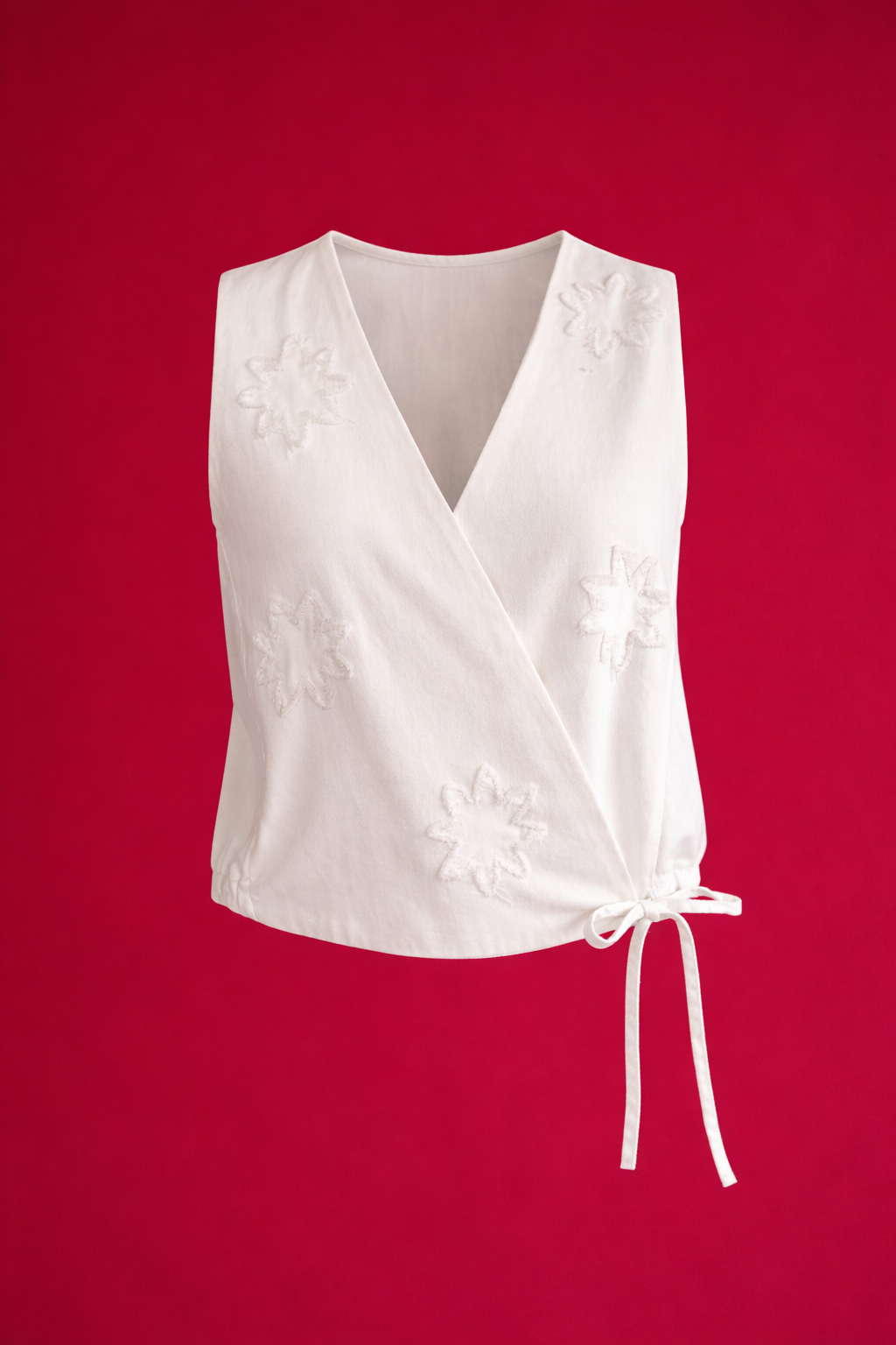 Ivory vintage vest