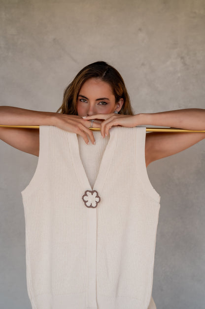 Espresso beige vest