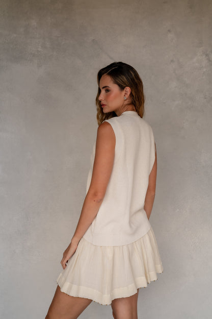 Espresso beige vest